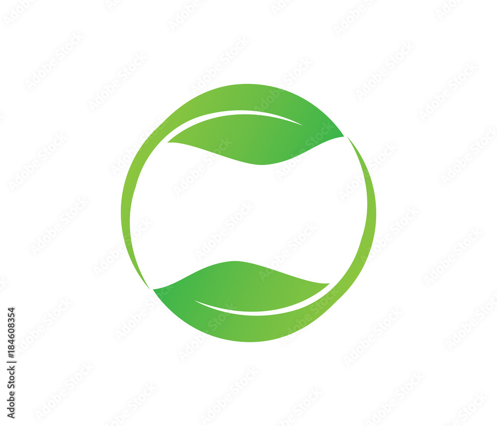 green leaf nature vector logo design green leaf nature vector logo design