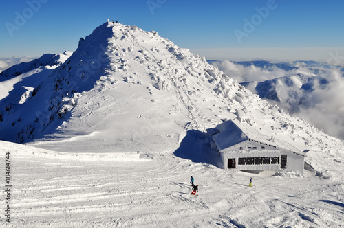 View of the top of Mount Chopok  in Slovakia.