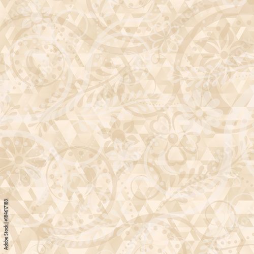 abstract background with floral motif