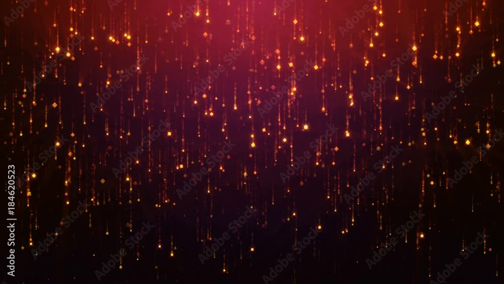 Seamless abstract falling sparkle rain glamor background for led screens