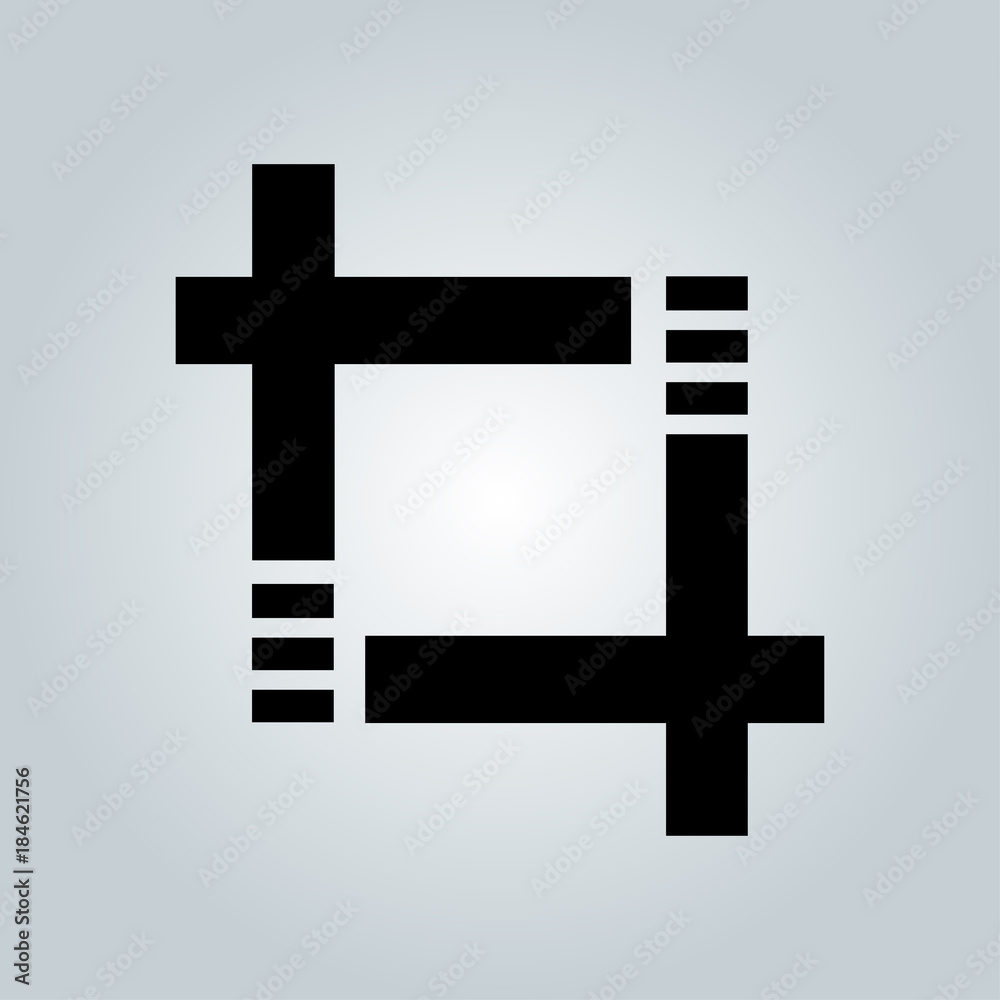 Obraz premium Crop icon