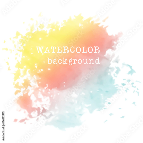 abstract colorful watercolor background