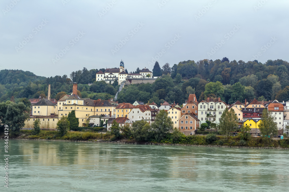 view of Church Mariahilf, Passau, Germany