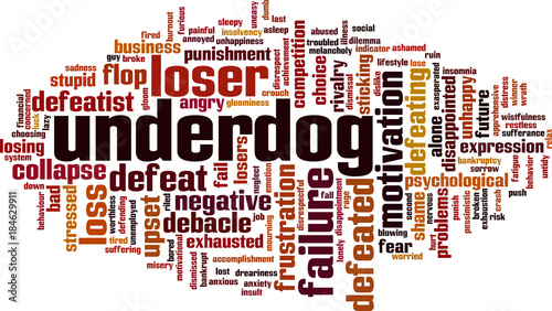 Underdog word cloud