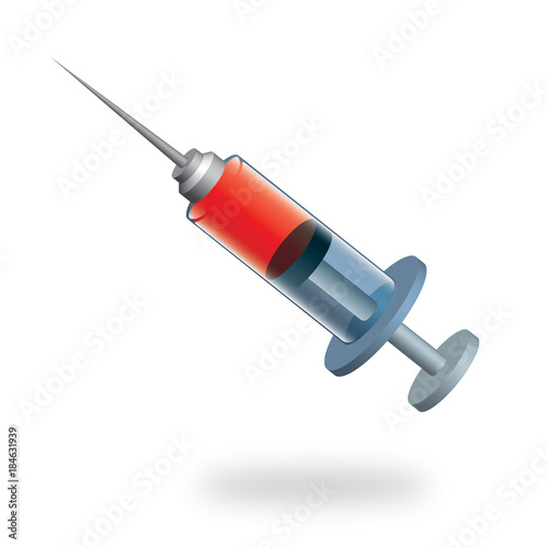 injection yellow. Vaccine
