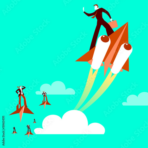 2220039 Paper plane. Haste. Victory over parties. Boost acceleration