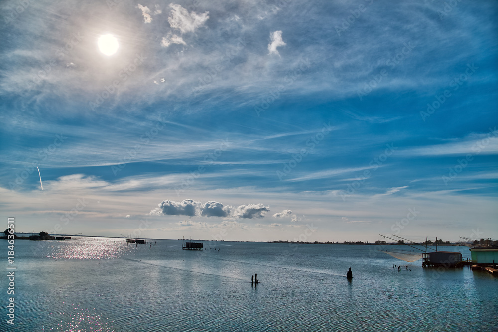 fishing huts