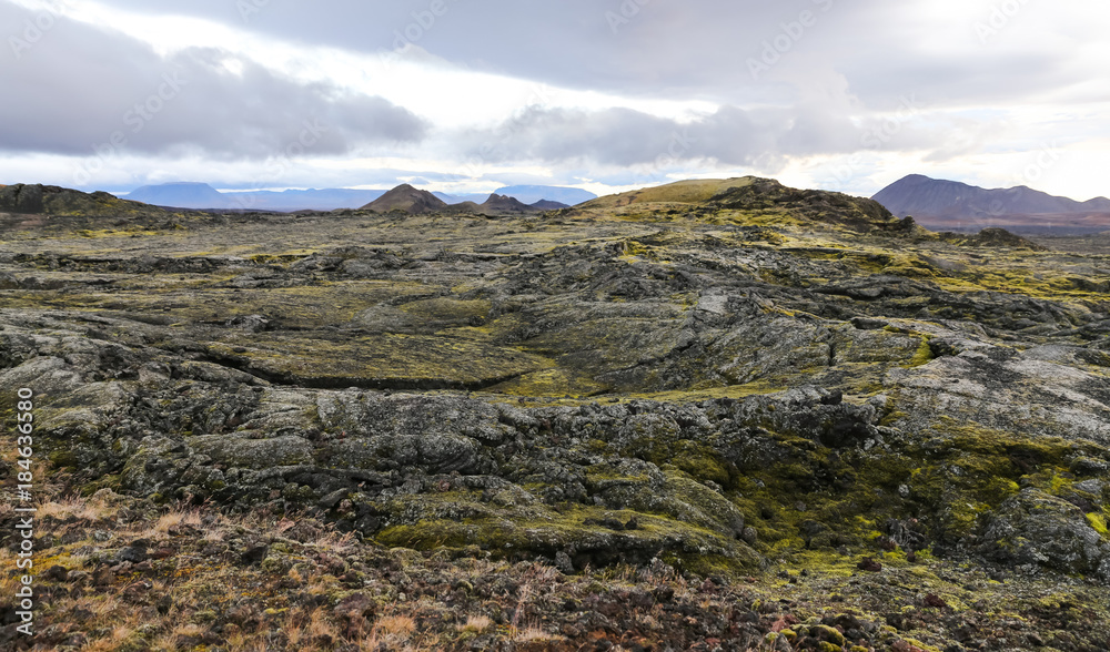 Leirhnjukur lava field in Iceland