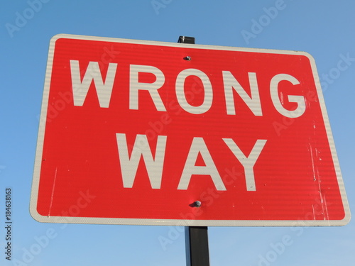 Street sign warning drivers