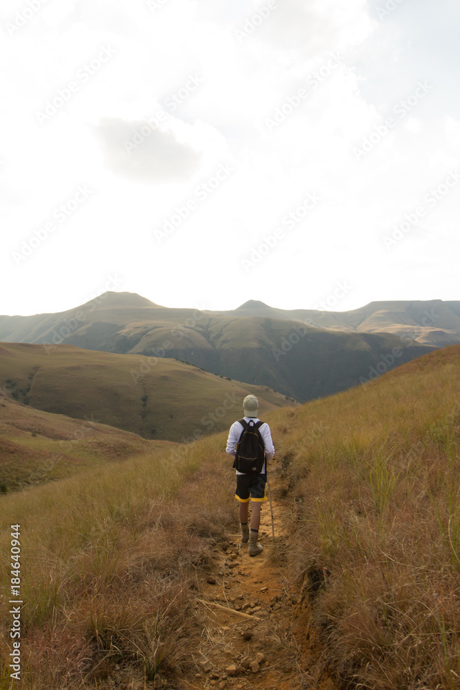 Fototapeta premium An International Hiker