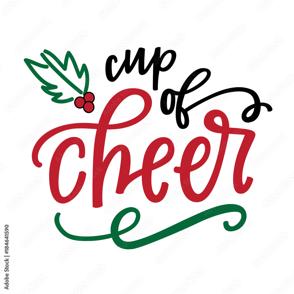 cup of cheer Stock Vector | Adobe Stock