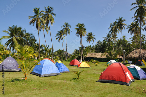 Zona de Camping santa Martha Colombia
