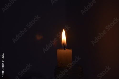 candle at night