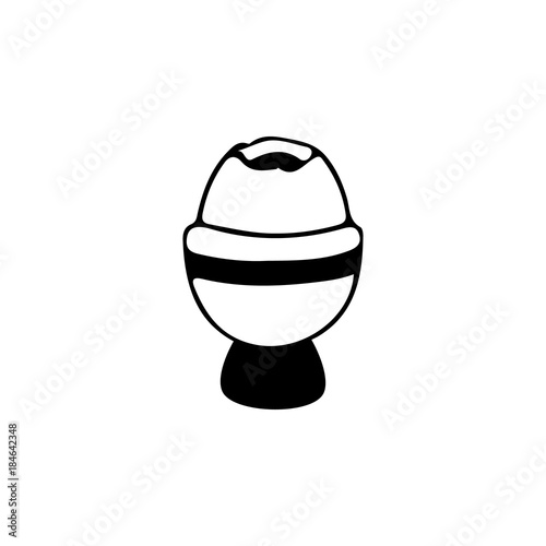 boiled egg icon. Breakfast Icon. Premium quality graphic design. Signs, symbols collection, simple icon for websites, web design, mobile app