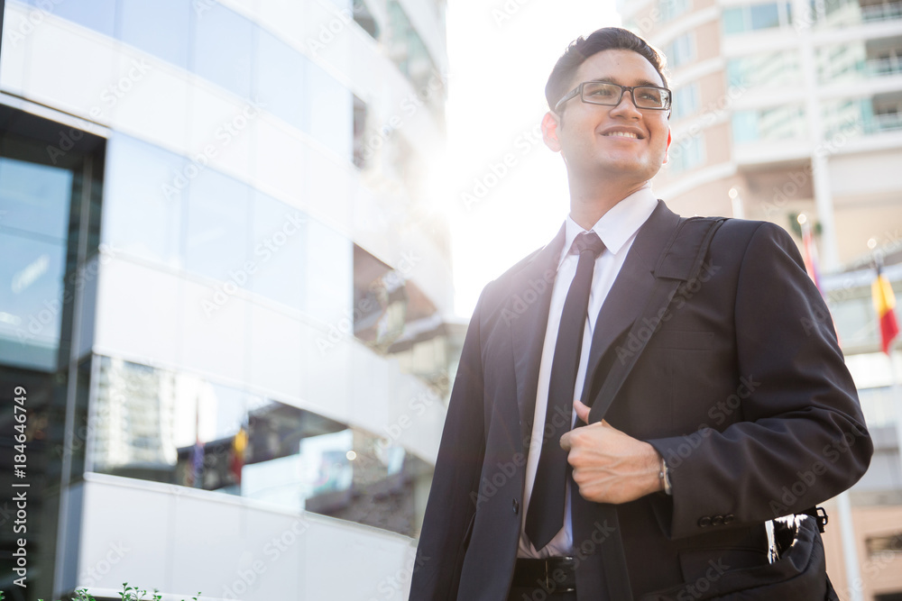 Fototapeta premium Young asian businessman