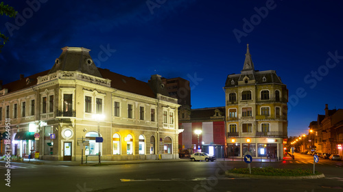 Twilight on Oradea streets