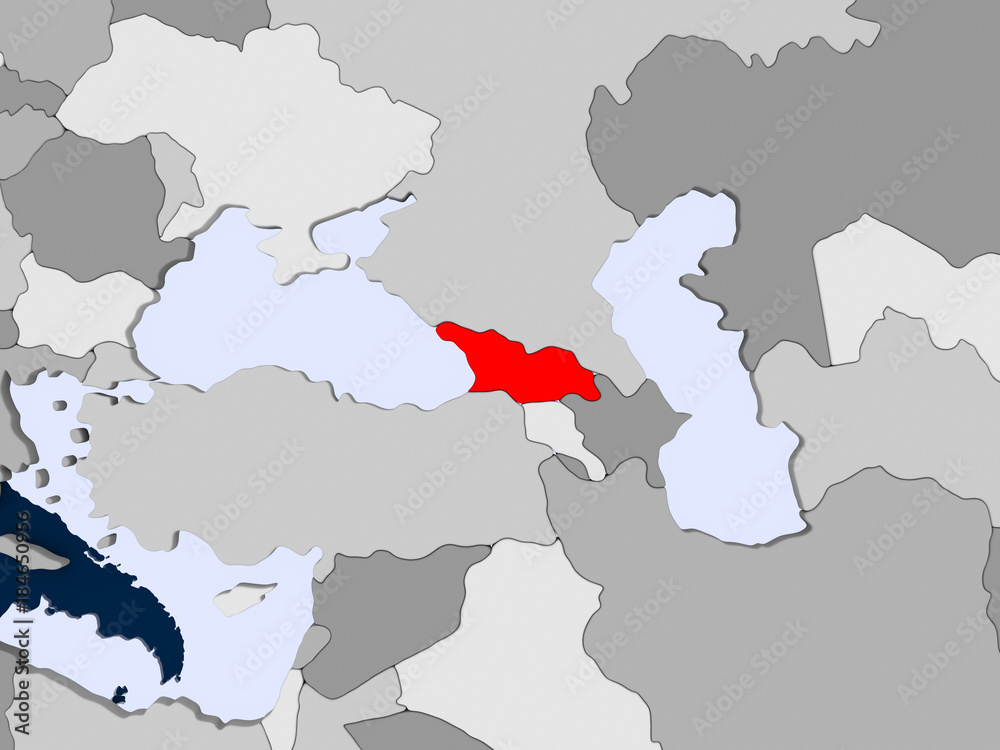 Fototapeta premium Map of Georgia
