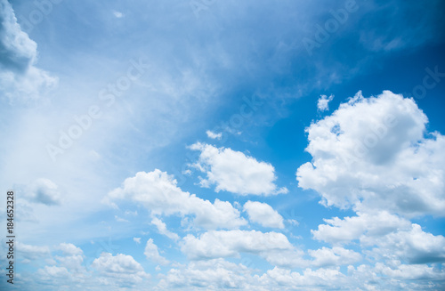 The vast blue sky and clouds sky. blue sky background