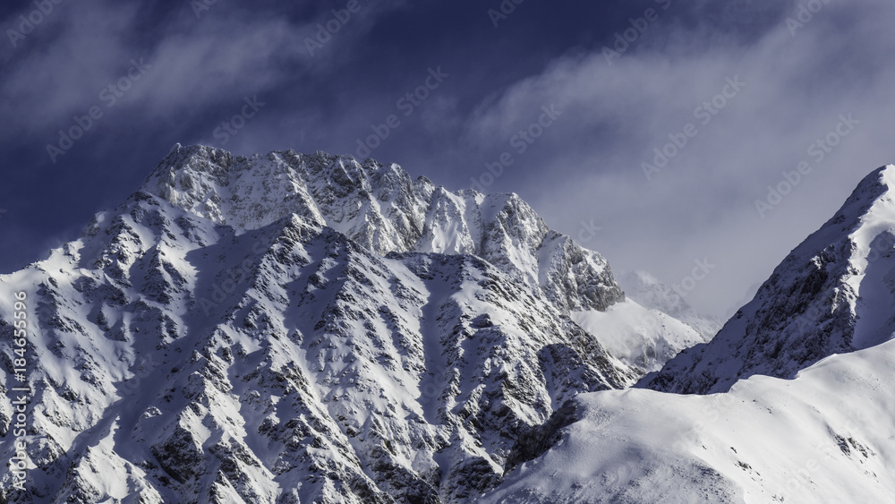 Naklejka premium Massif de Belledonne - Grésivaudan - Isère.