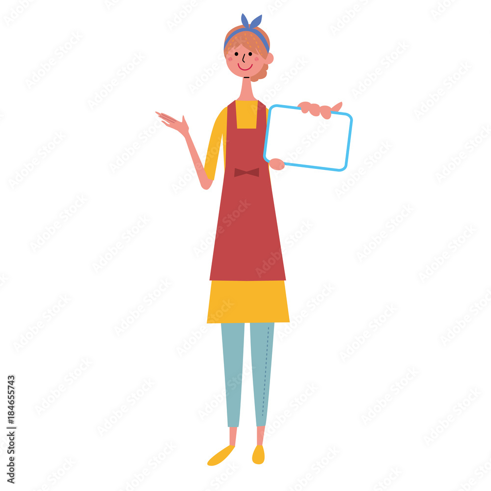 カード 主婦 イラスト カード 主婦 イラスト