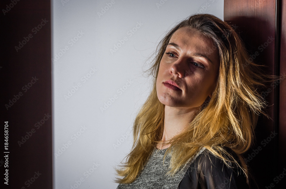 Portrait of a beautiful young girl with long hair Portrait of a beautiful young girl with long hair