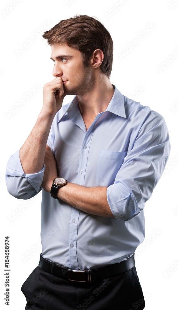 Confident / Thinking Businessman