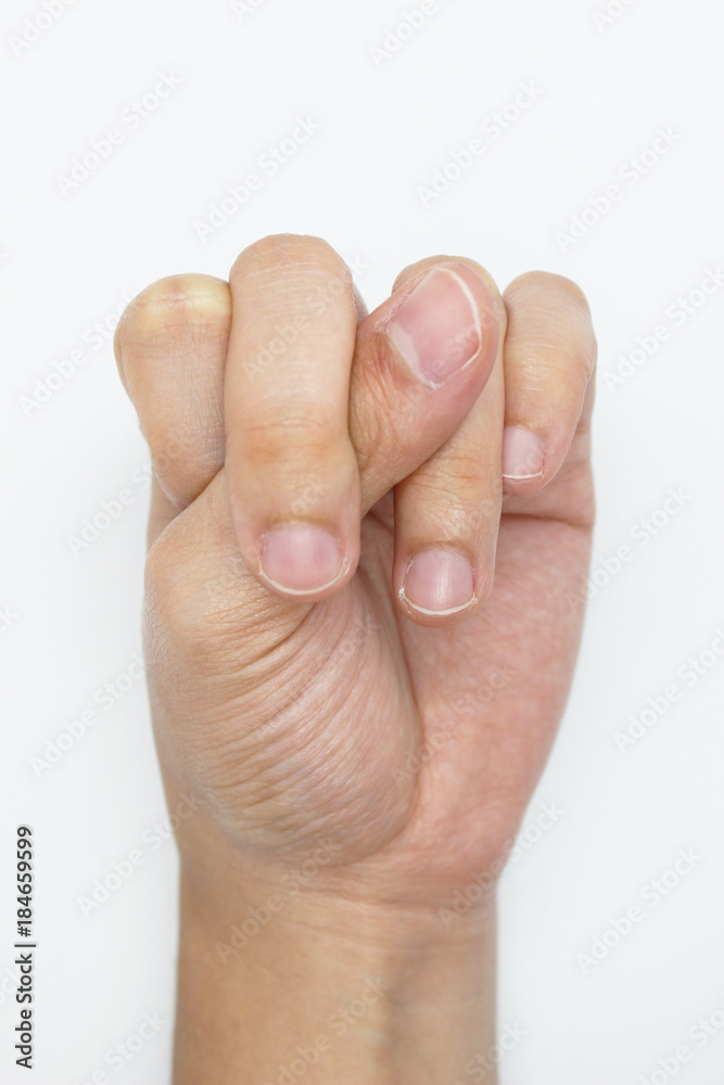 Sign language hand Sign language hand