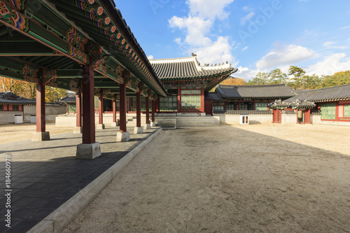 korean royal palace  Gyeongbokgung  landscape