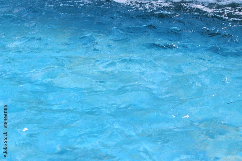 Obraz premium in water park