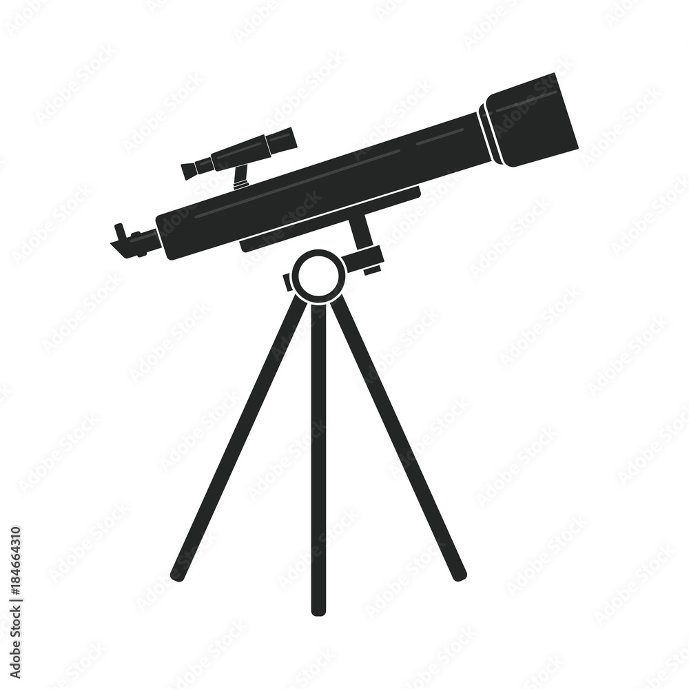 telescope in black telescope in black
