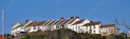 Houses, Swansea, Wales, UK