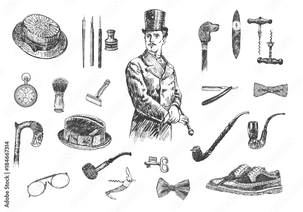 Vintage mens accessories sale