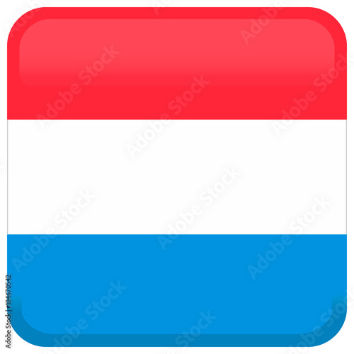 Free Download Flag of Luxembourg. Abstract concept, icon, square, button. Vector illustration on white background. - GFXLoad