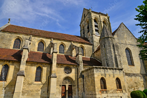 Auvers sur Oise , France - july 26 2017 : Notre Dame de l Assomption church photo