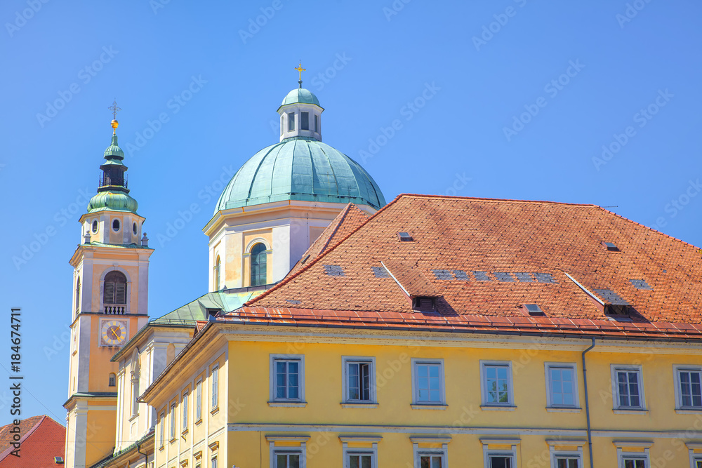 Fototapeta premium Ljubljana Cathedral in Slovenia