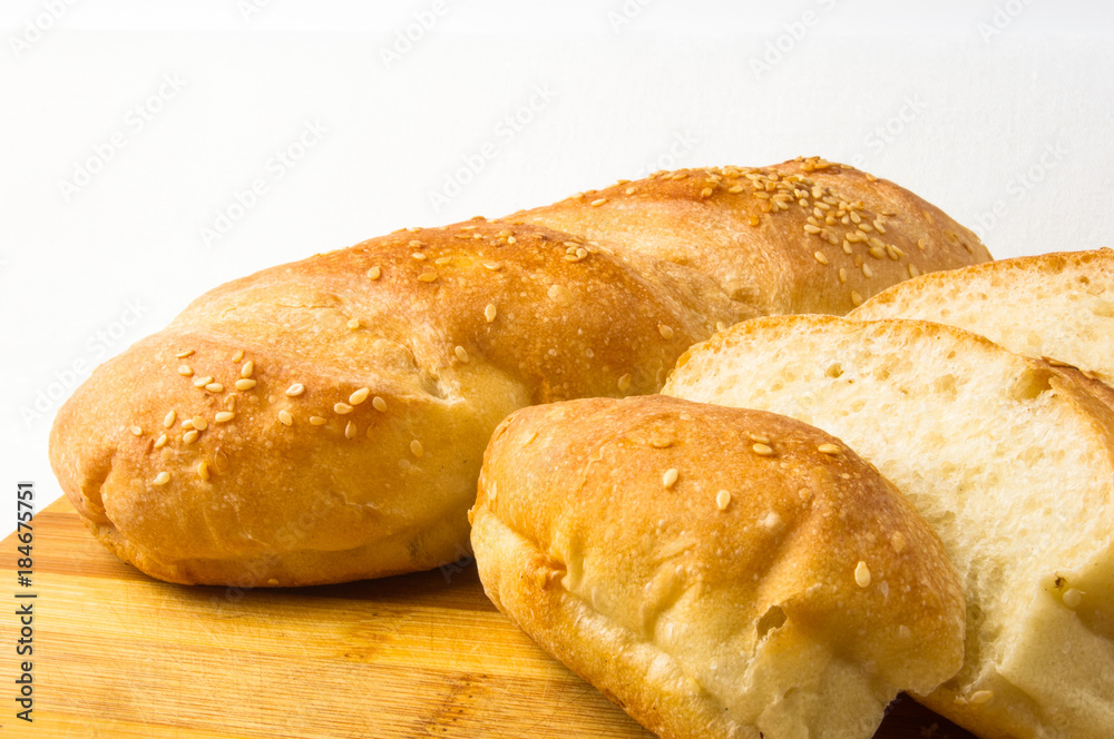 Fototapeta premium sliced whole wheat breads