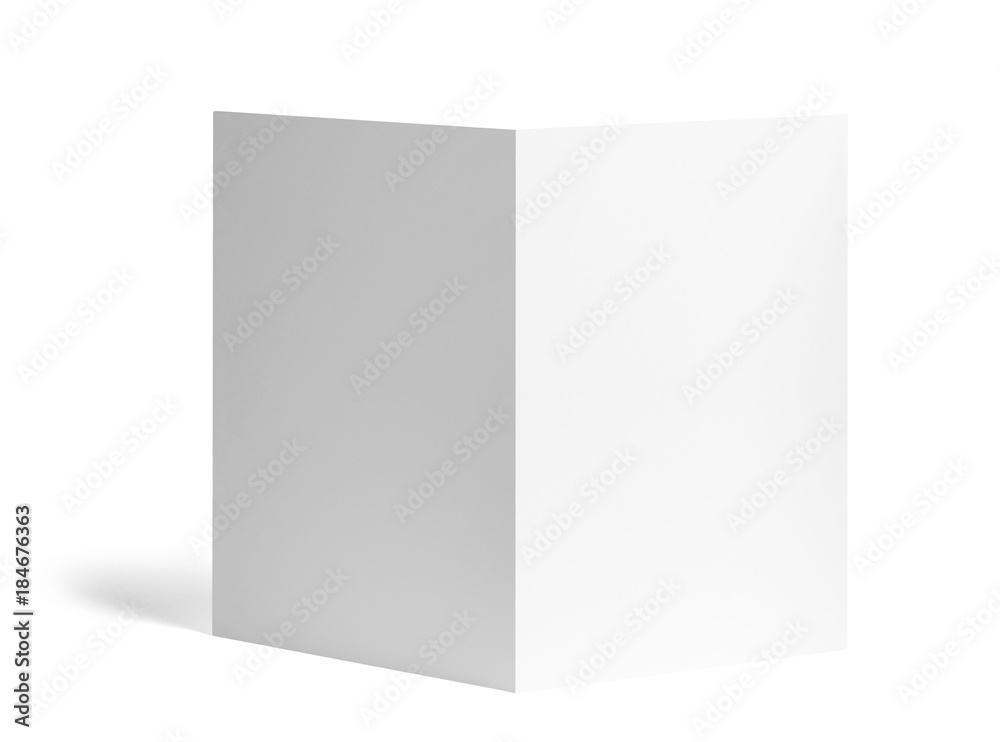 folded leaflet white blank paper template book folded leaflet white blank paper template book