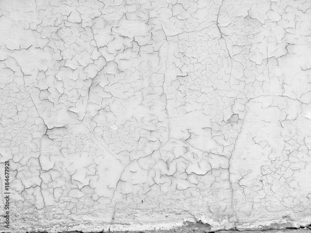 Obraz premium white wall with cracks
