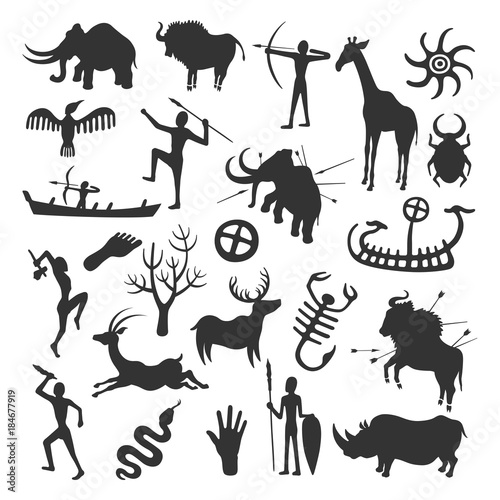 Cave painting set