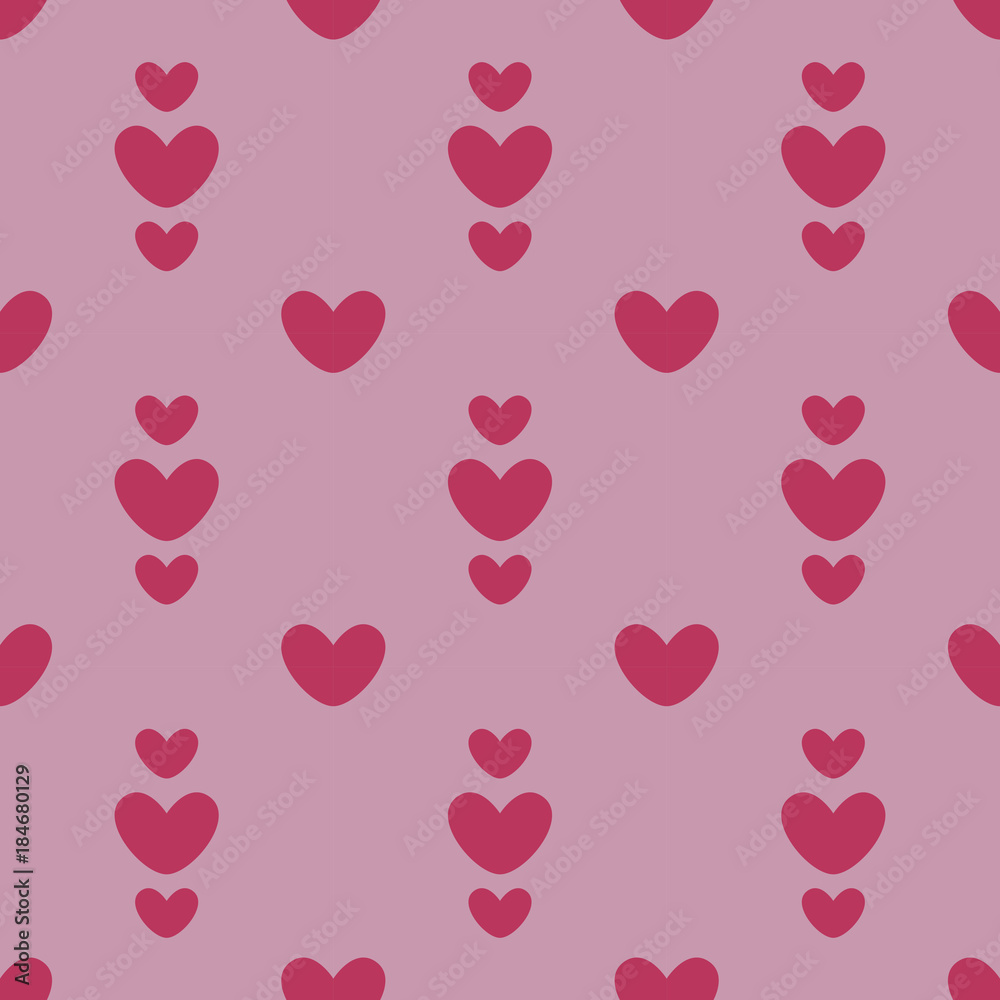 Seamless  valentine pattern