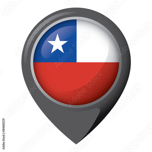 Icon representing location pin with the flag of Chile. Ideal for catalogs of institutional materials and geography Free Download Icon representing location pin with the flag of Chile. Ideal for catalogs of institutional materials and geography - GFXLoad