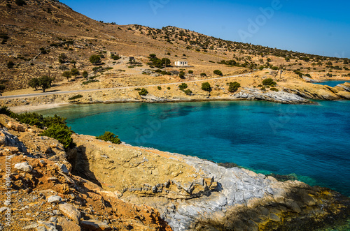 Emerald beaches of Naxos, Greece