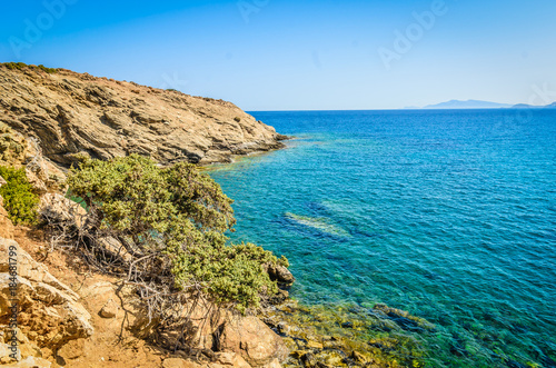 Fototapeta Naklejka Na Ścianę i Meble -  Emerald beaches of Naxos, Greece