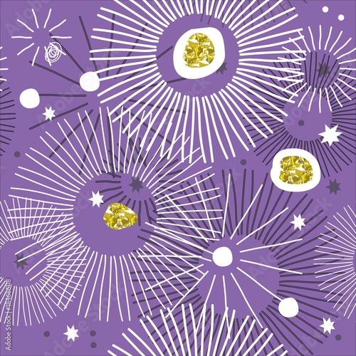 ABSTRACT CHRITSMAS SEAMLESS PATTERN VECTOR.
FIR BRANCH AND BERRIES.
WRAPPING PAPER DESIGN