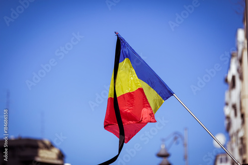 Romania s flag at half mast during a national day of mourning