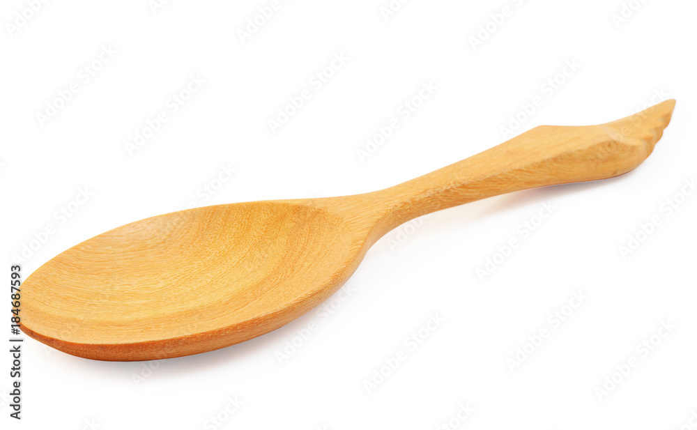 Wooden ladle isolated on white with clipping path. Wooden ladle isolated on white with clipping path.