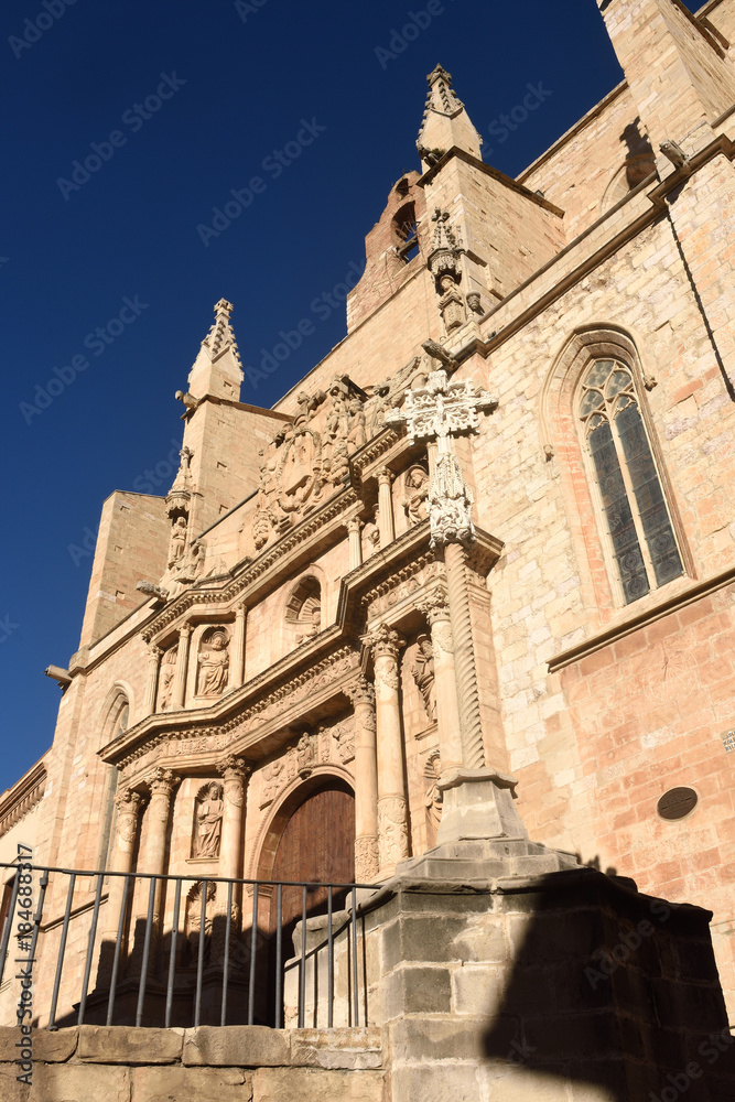 Church of Santa Maria in Montblanc, Tarragona province, Catalonia, Spain