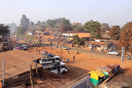 A small village near to Bamenda City, on the road to Douala in Cameroon photo