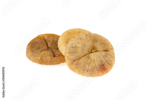 figs dried isolated on white background