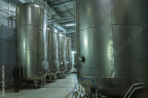 Wine factory Production. Southern quality wine